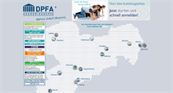 Desktop Screenshot of dpfa-akademiegruppe.com