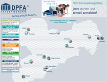 Tablet Screenshot of dpfa-akademiegruppe.com